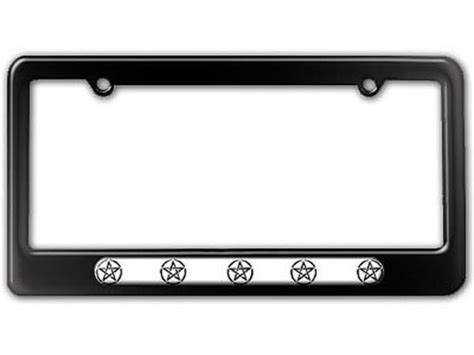 Upgrade Your Car's Style with a Wiccan License Plate Frame